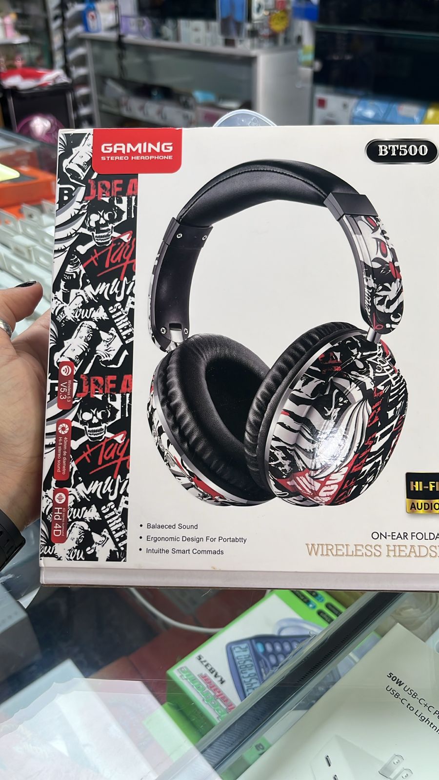 otros electronicos - audífonos de caco BT500 cancelación de sonido  0