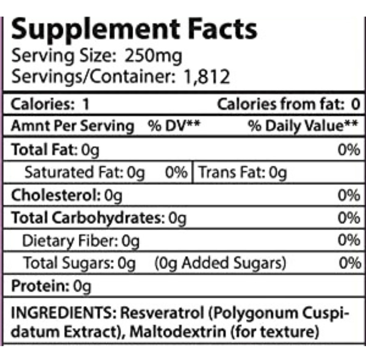 Salud y Equipamiento Médico - Xprs Nutra Resveratrol 453g 1
