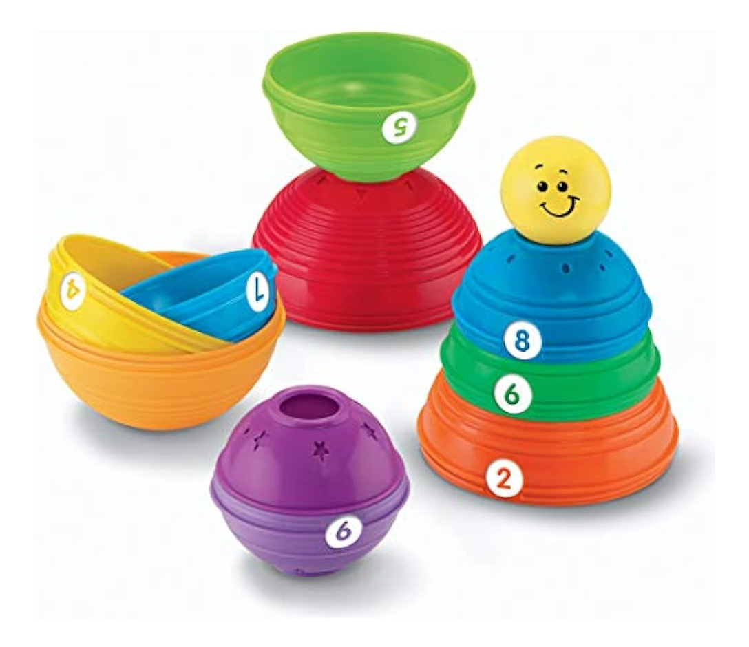 Salud y Equipamiento Médico - Fisher-price Brilliant Basics Stack - Roll Cups 4