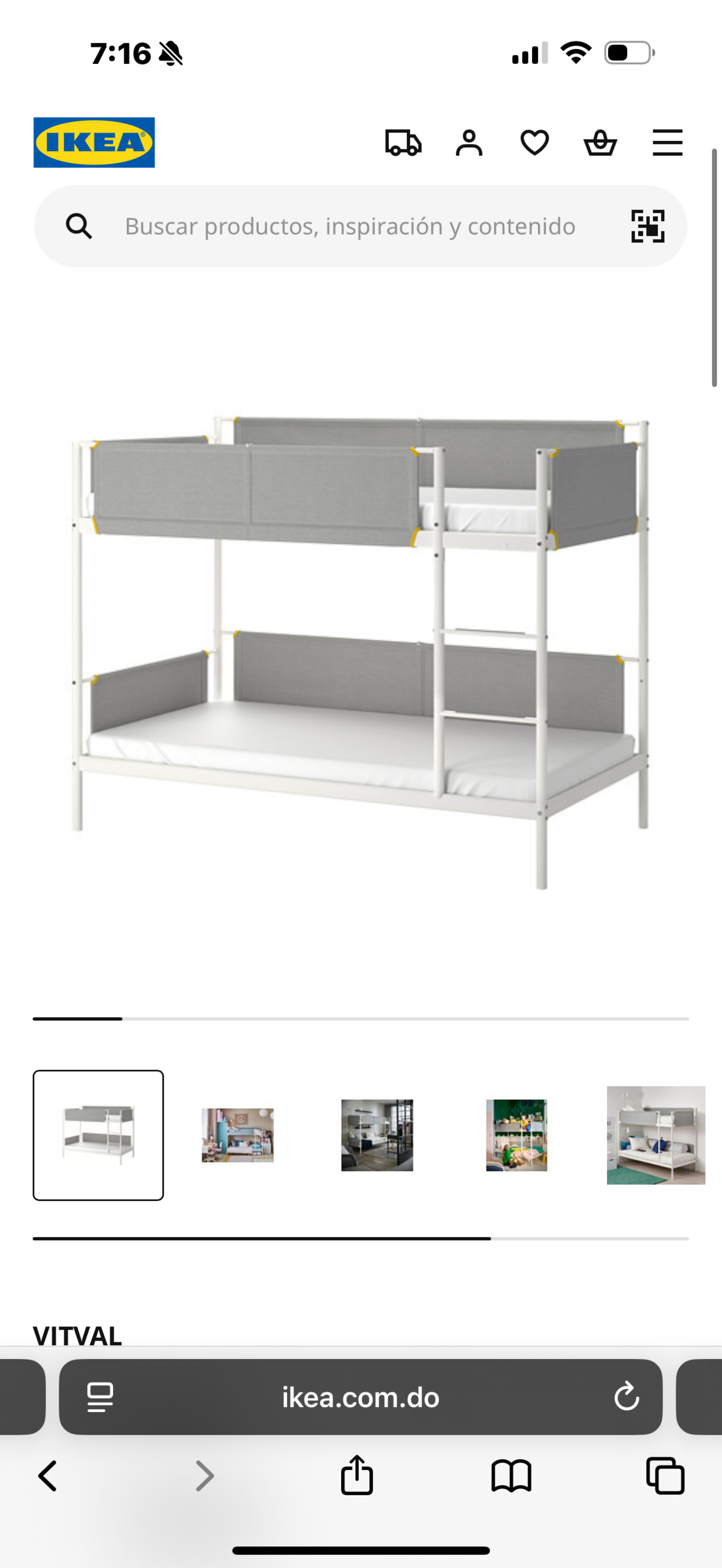 muebles y colchones - vendo camarote de IKEA ( SIN COLCHON)
en muy buenas conditiones 