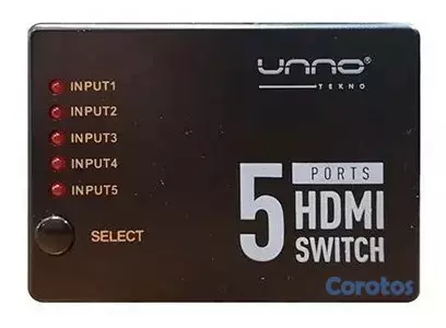 computadoras y laptops - SWITCH 4k  HDMI 5 PUERTOS  SWITCH HDMI 4K DE 5 PUERTOS