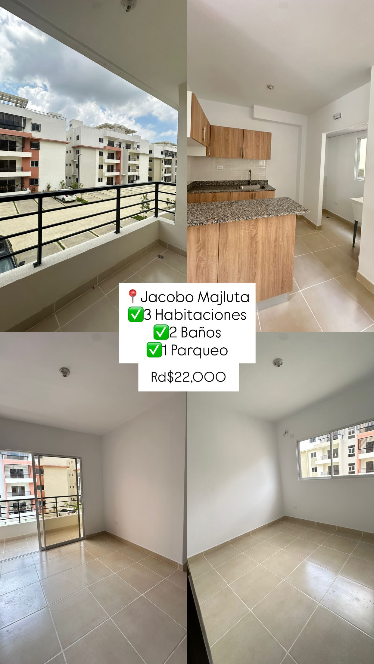 apartamentos - Apartamento en alquiler en la Jacobo Majluta 7