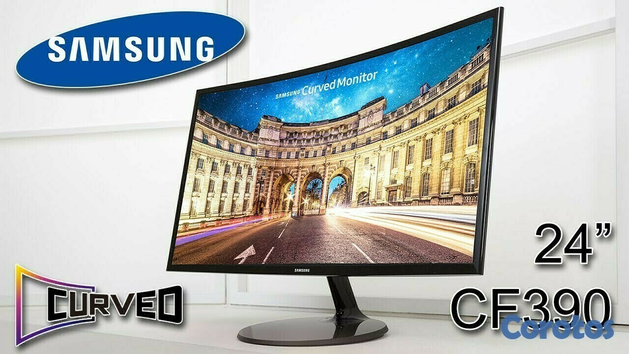 computadoras y laptops - MONITOR CURVO SAMSUNG  24 PULGADAS  1