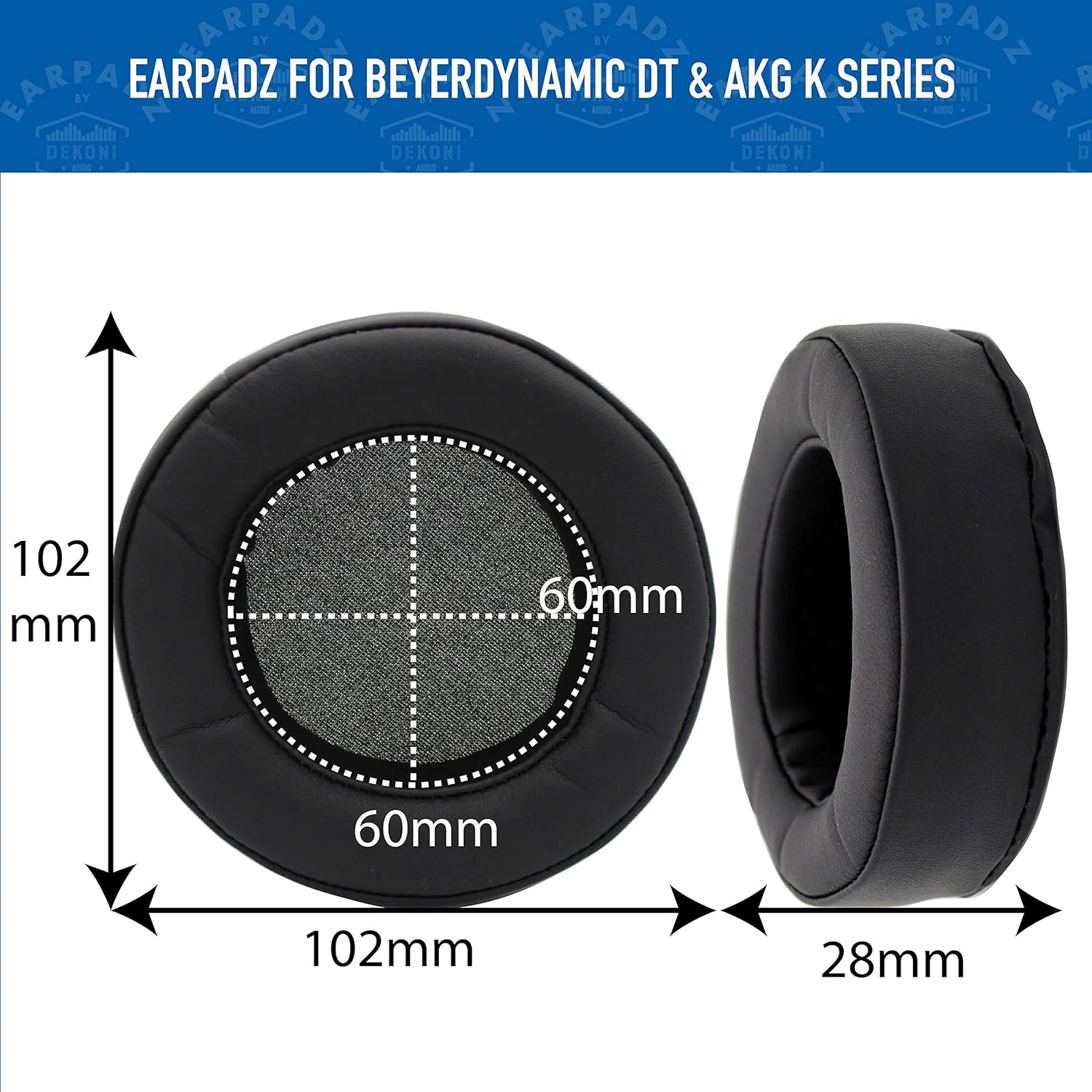 camaras y audio - Almohadillas Dekoni para Beyerdynamic DT770 DT990 7