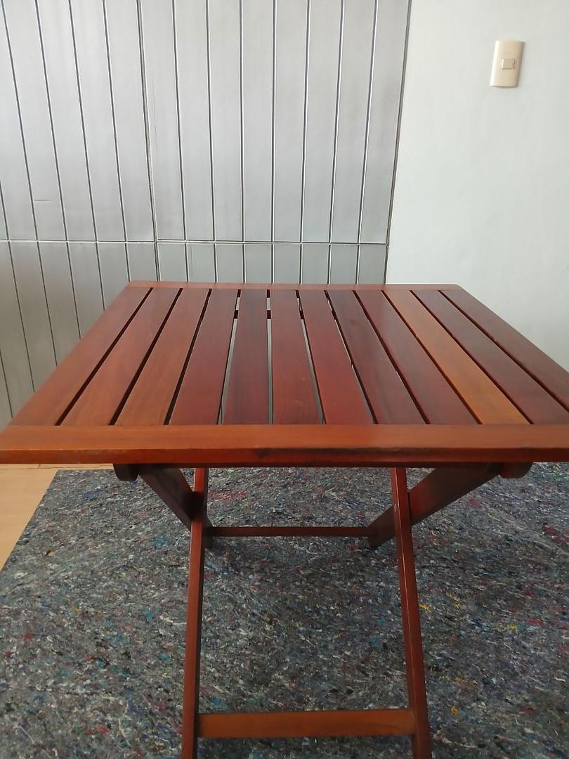 muebles y colchones - mesa plegable caoba 80x80 2
