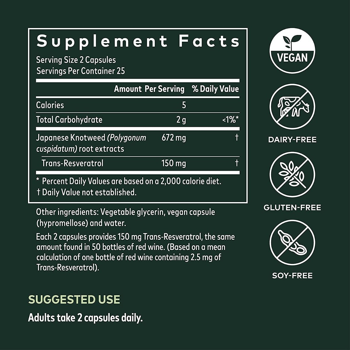 Salud y Equipamiento Médico - Resveratrol 150 Caps Gaia Herbs 1
