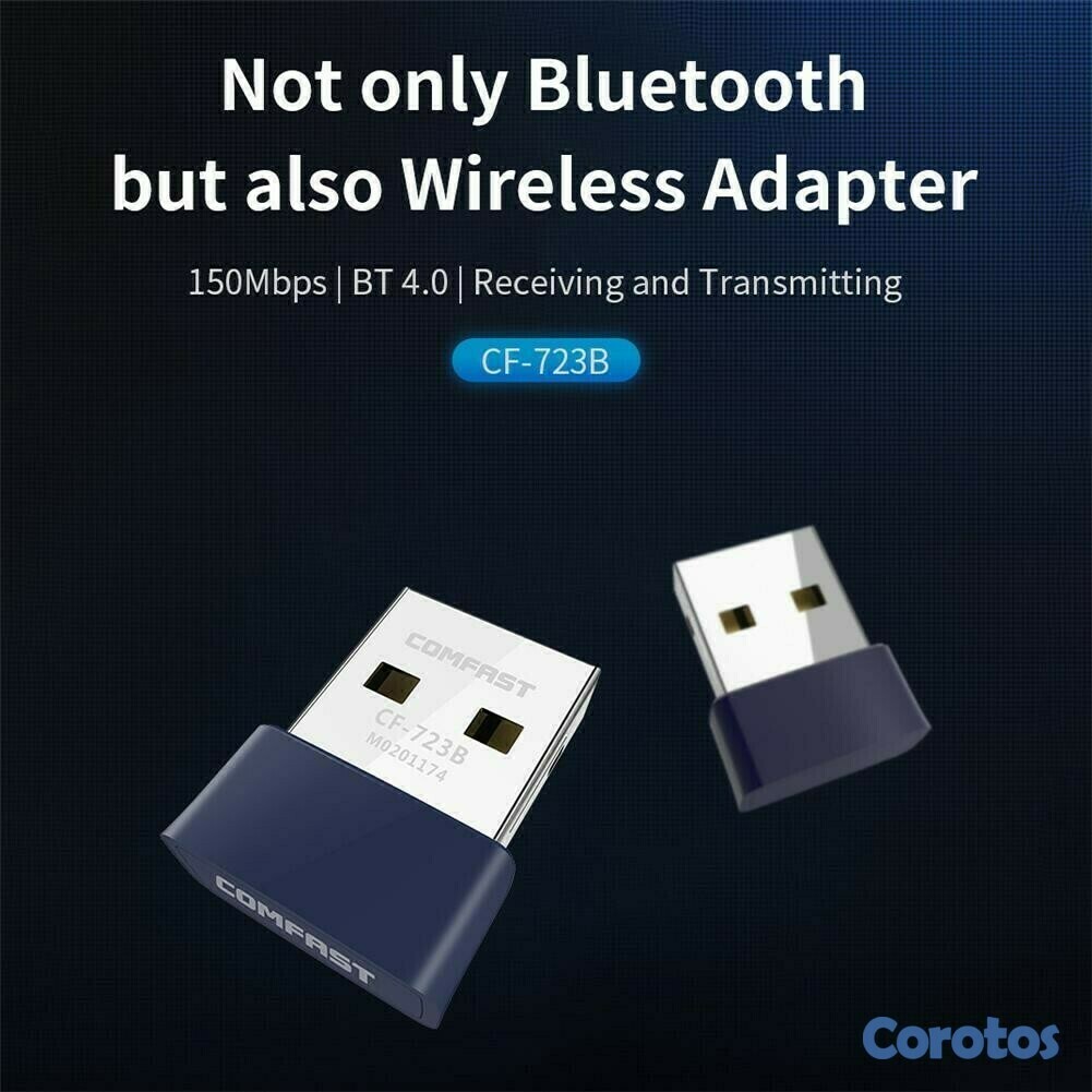 computadoras y laptops - ADAPTADOR COMFAST Bluetooth 4.0 + y  USB, WIFI 150Mbps  1
