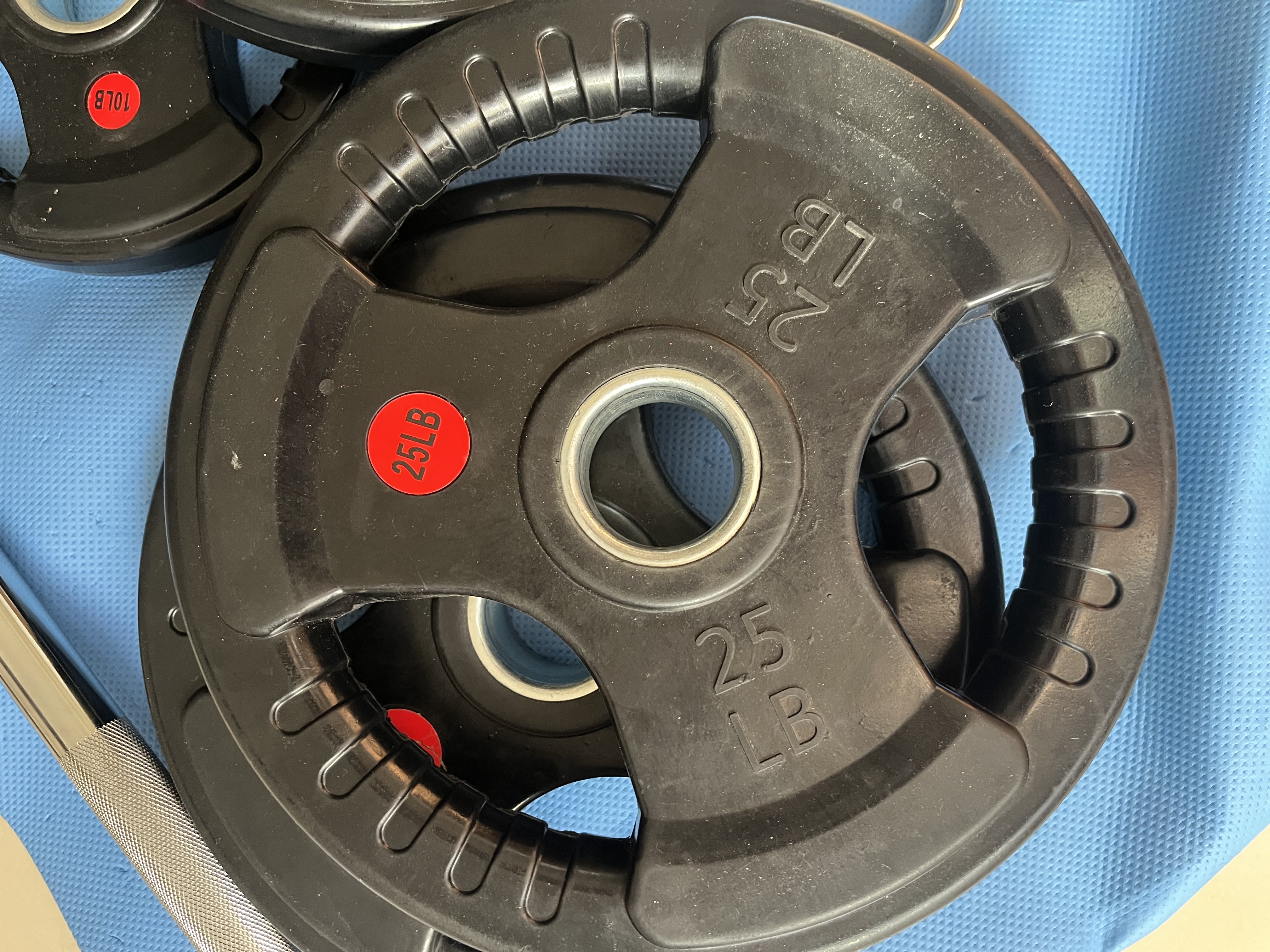 deportes - Pesas-Discos-Barra. Gym en casa! 3