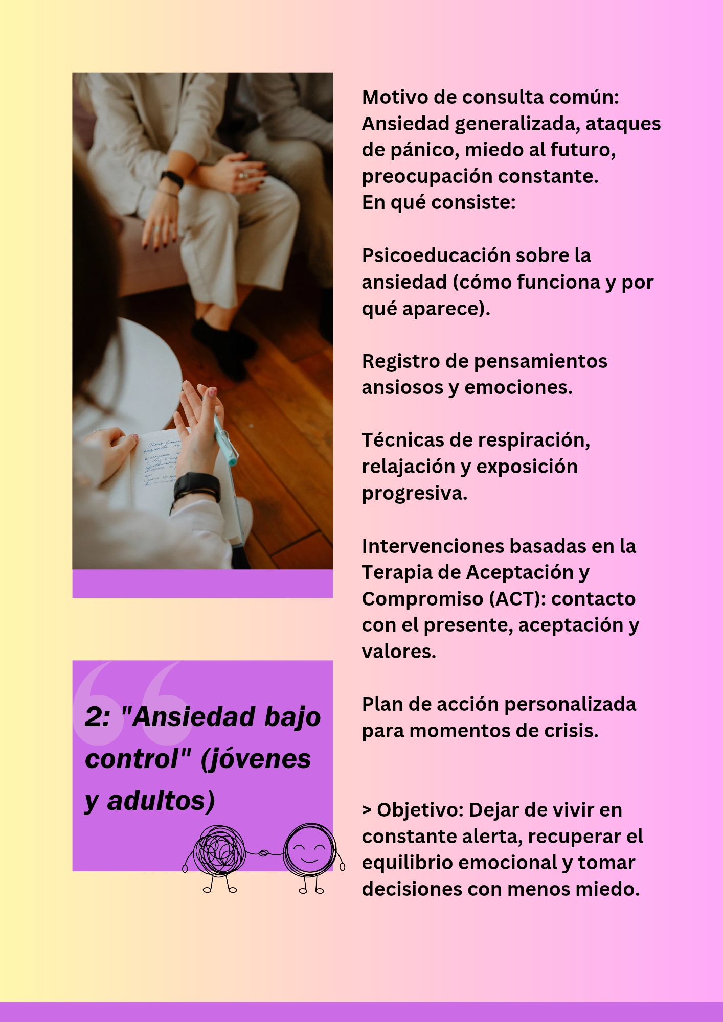 servicios profesionales - Consulta de psicología  3