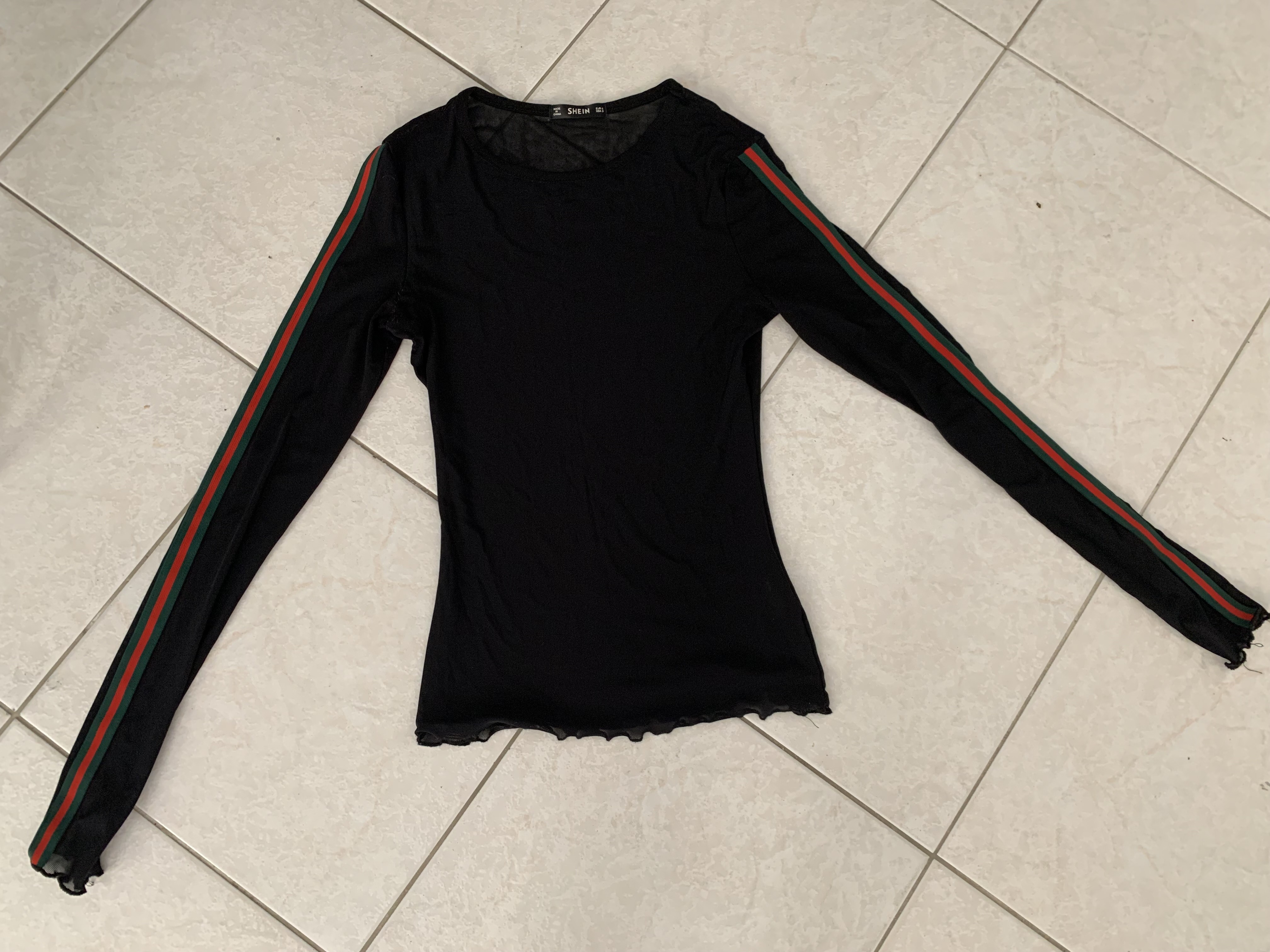 ropa para mujer - Camisa manga larga transparente. Shein 0