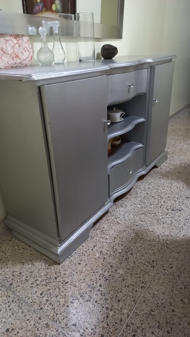muebles y colchones - Hermosa Repisa grande de Madera Caoba.  3
