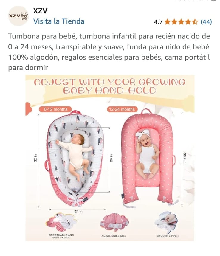 accesorios - Nido/ tumbona de bebe  3