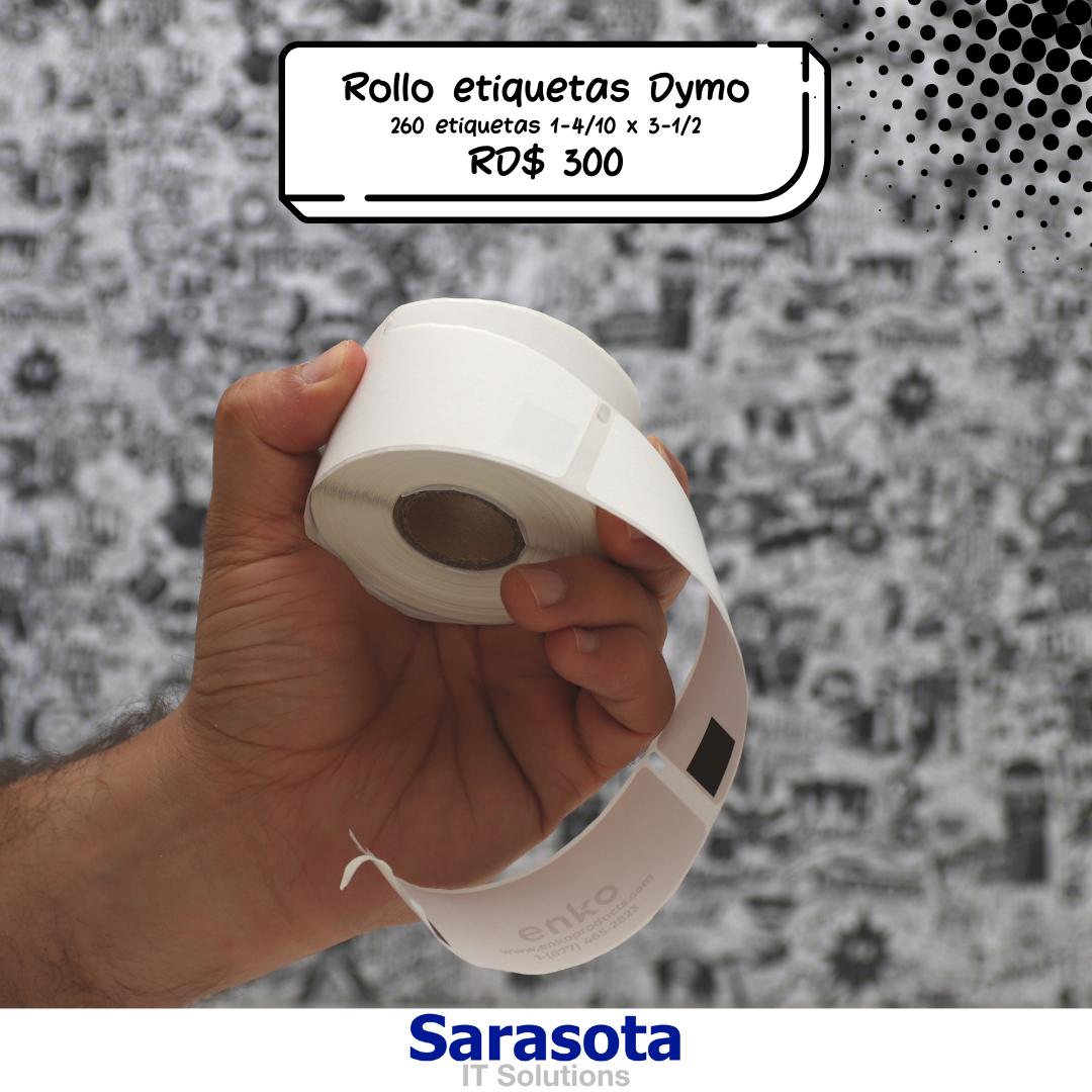 accesorios para electronica - Dymo Rollo Etiquetas 260 impresora térmica 0