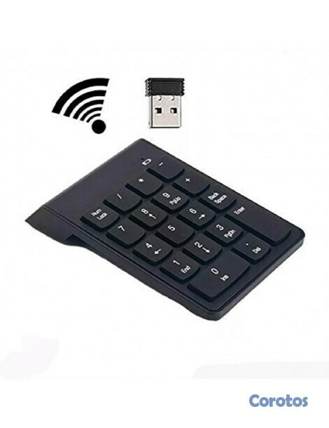 accesorios para electronica - Teclado numérico Bluetooth usb o inalámbrico delgado de 18 teclas, laptop/pc 2