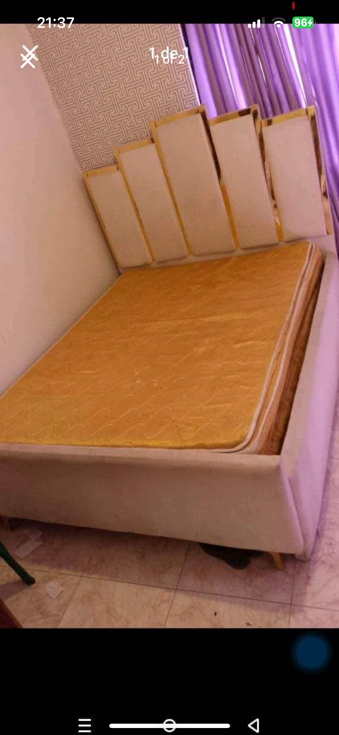 muebles y colchones - Vendo base de cama 