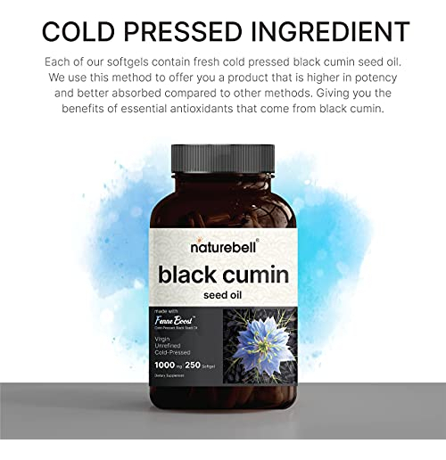 Salud y Equipamiento Médico - Aceite De Semilla Negra Prensado En Frio 3,000 Mg 5