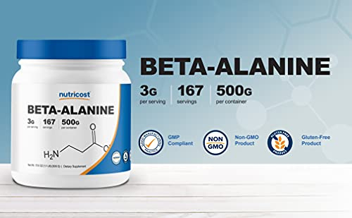 Salud y Equipamiento Médico - Beta Alanina En Polvo - Beta Alanina Pura, 1-nutricost 1