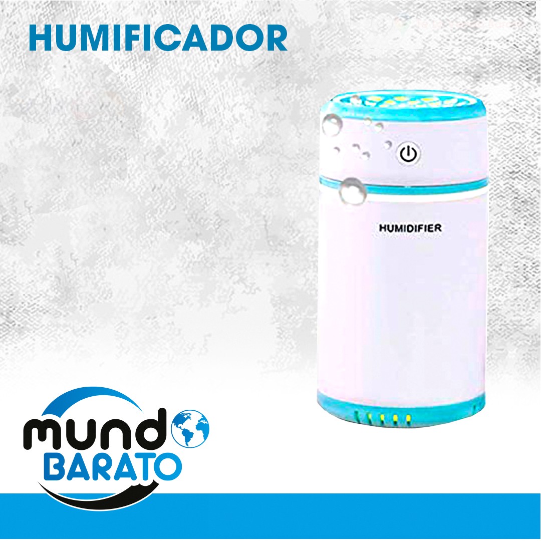 salud y belleza - Mini Humidificador De Aire Usb Difusor Con Luz 1