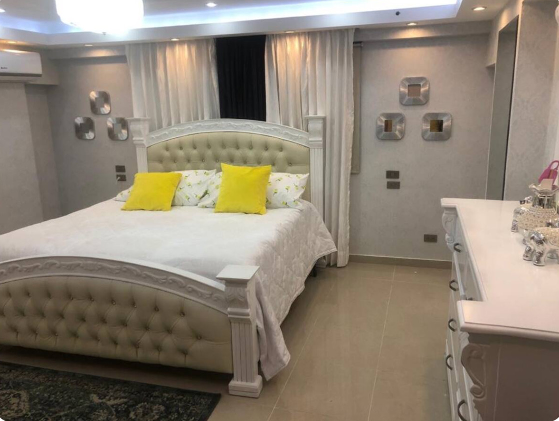 muebles y colchones - JUEGO DE HABITACION MODERNO KING EN CAOBA 1