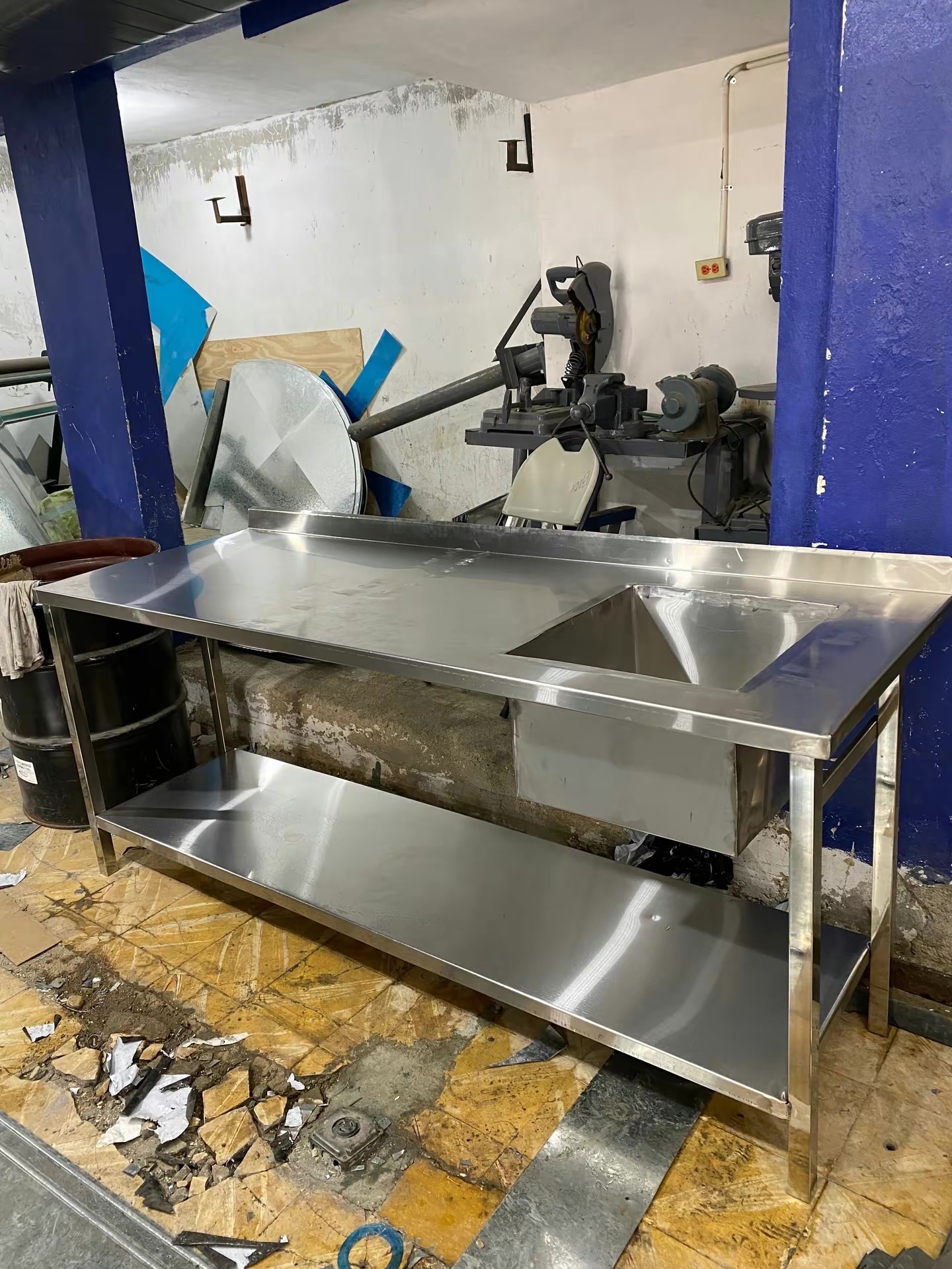 servicios profesionales - mesas acero inoxidable 