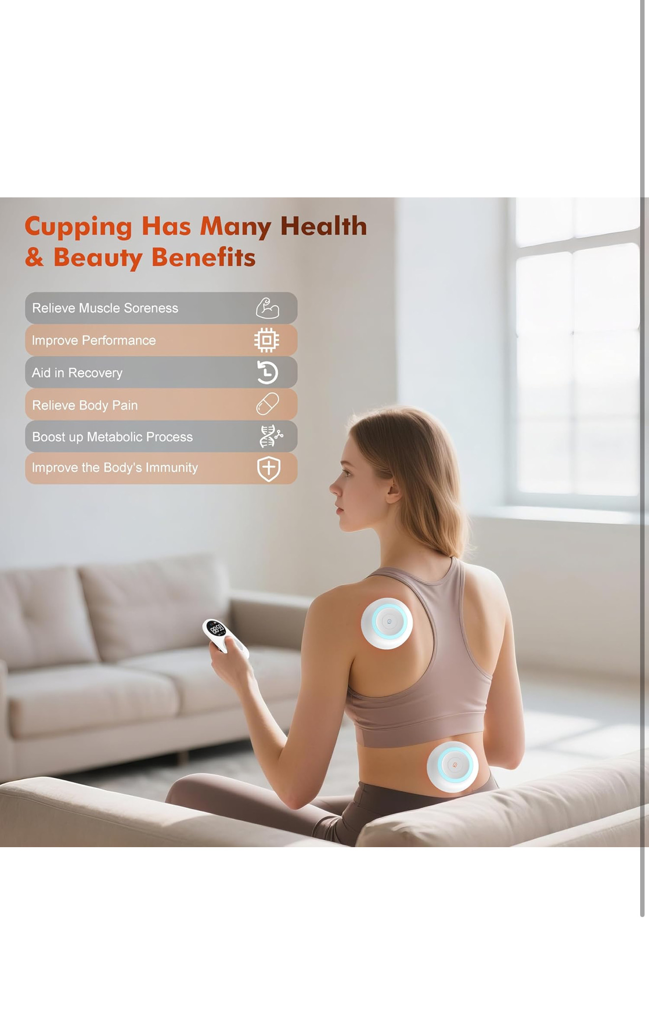 otros electronicos - 2 Pack Smart Cupping Therapy Massager 2