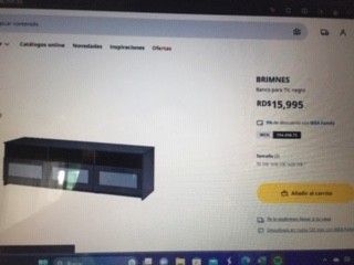 muebles y colchones - BRIMNES IKEA
Banco para TV, negro 4