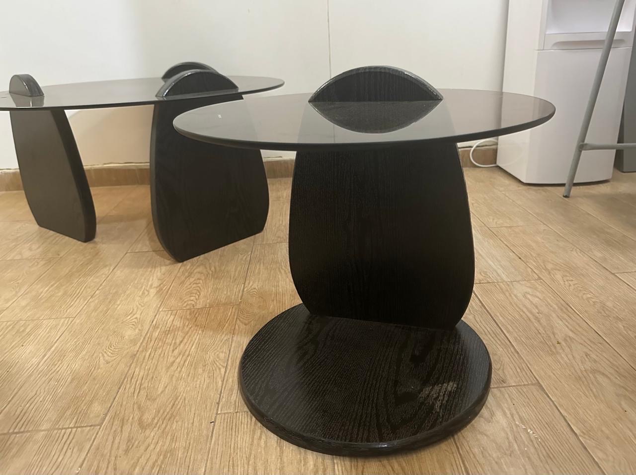 decoración y accesorios -  Preciosas mesitas de decoración en madera y vidrio ideal para cualquier sala  1