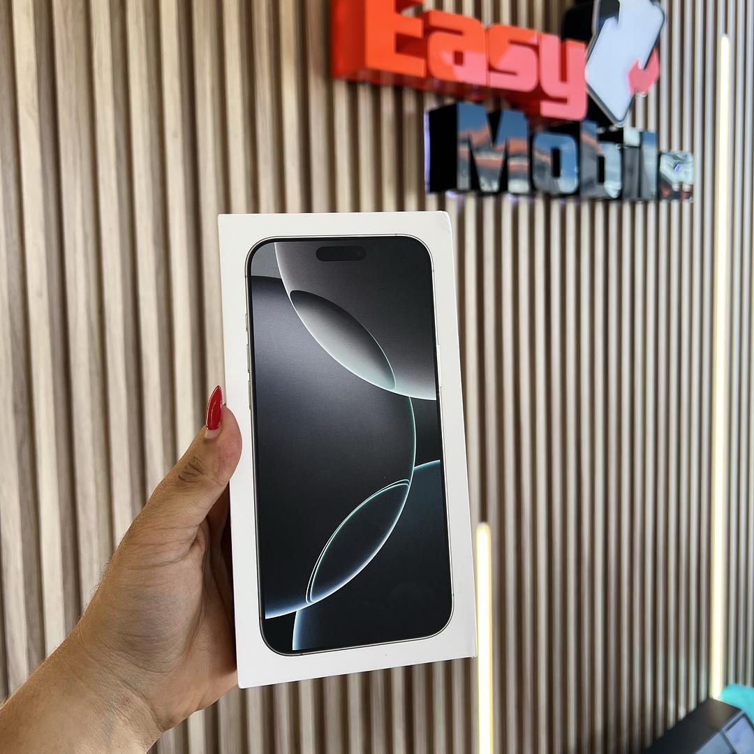 celulares y tabletas - iPHONE 16 PRO MAX ESIM 256GB WHITE TITANIUM SELLADO  1