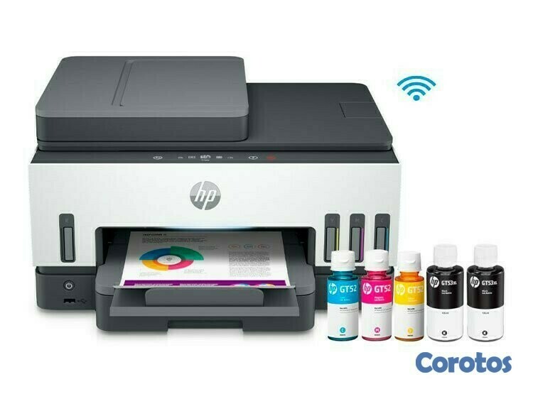 impresoras y scanners - MULTIFUNCI HP CON BOTELLA DE TINTA DE FABRICA,Wi-Fi, dupplex,printer,copia,scane 1