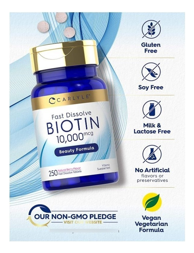 Salud y Equipamiento Médico - Biotina | 10000 Mcg | 250 Uds 5