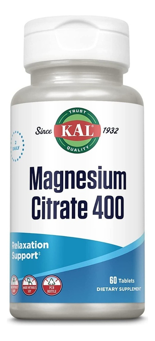 Salud y Equipamiento Médico - Citrato Magnesio 400mg 60 tabletas 0