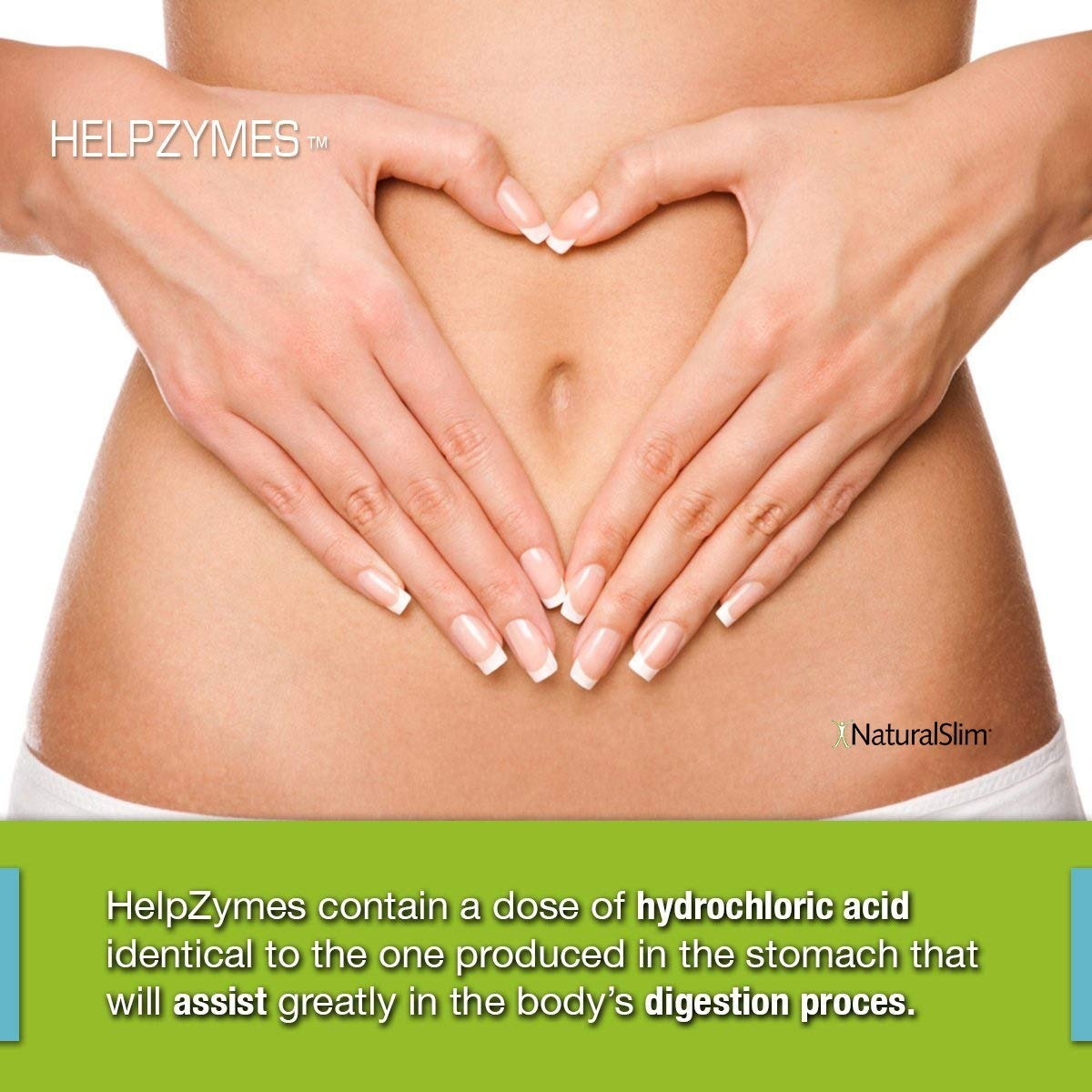 Salud y Equipamiento Médico - Naturalslim Enzimas Digestivas Superiores Con Hlc Digestión 3