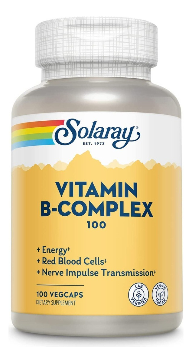Salud y Equipamiento Médico - Complejo B 100 Caps Solaray - Unid - Unidad A $2079