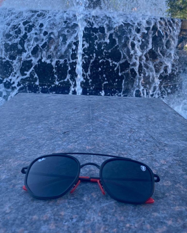 joyas, relojes y accesorios - Lentes RayBan Scuderia Ferrari Collection Negros 3