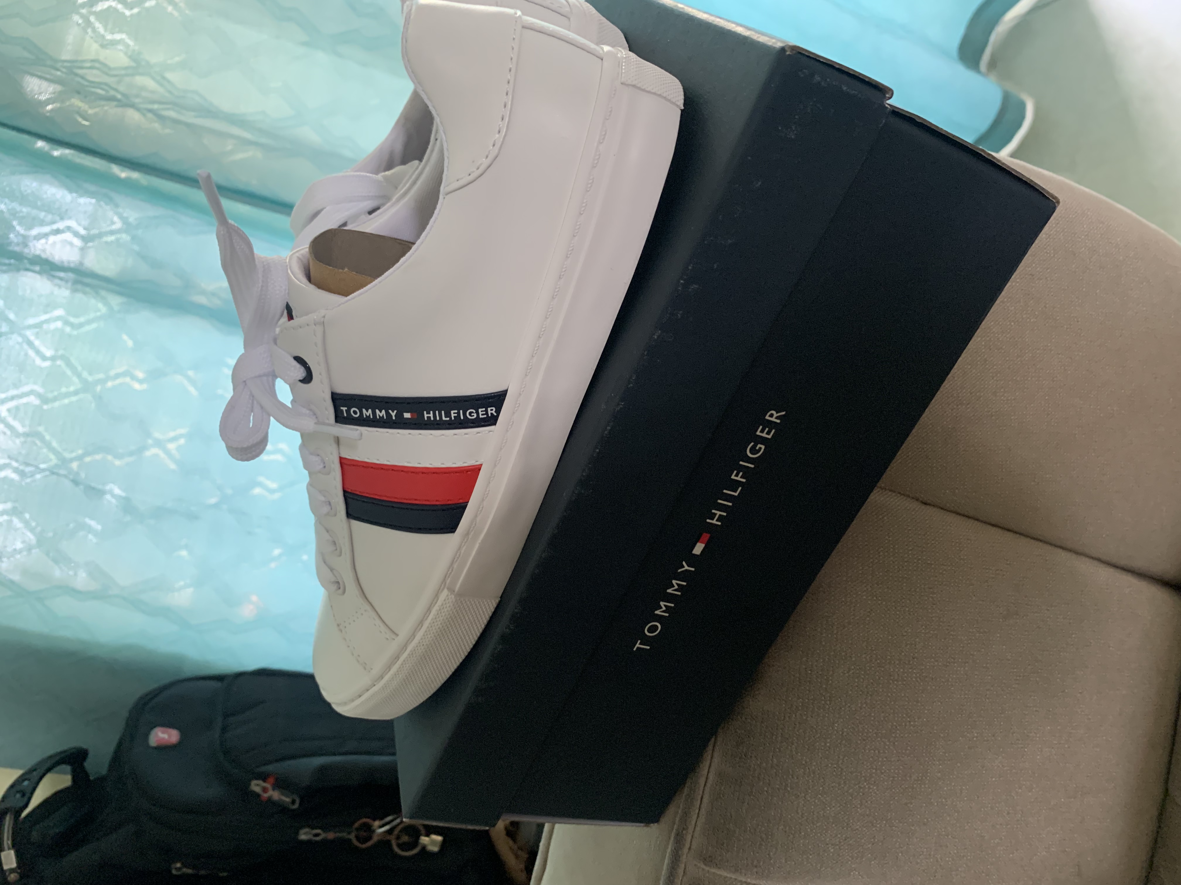 zapatos para mujer - Tenis tommy Hilfiger size 7 mujer  2