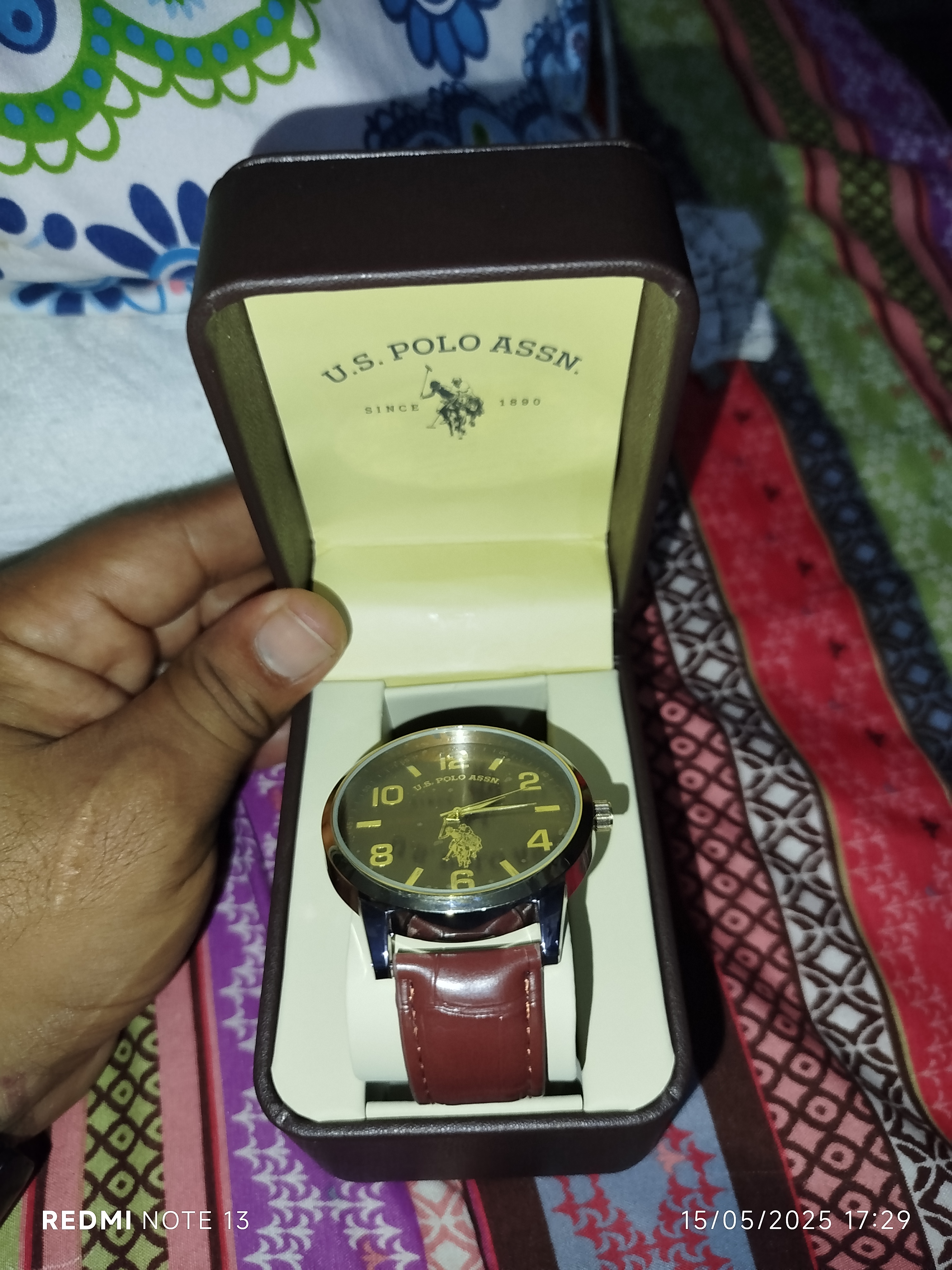 joyas, relojes y accesorios - reloj Polo original en su caja código QR para escanear 1