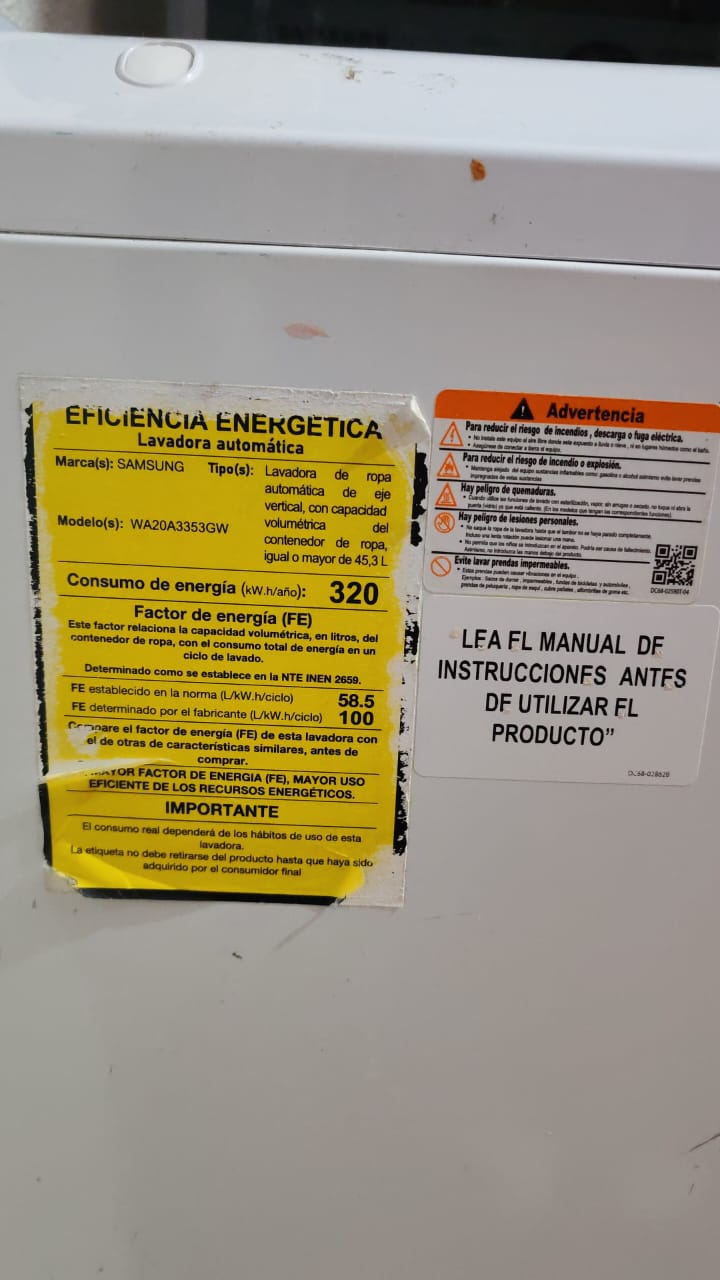 electrodomesticos - Lavadora automática samsung 20 kg 1