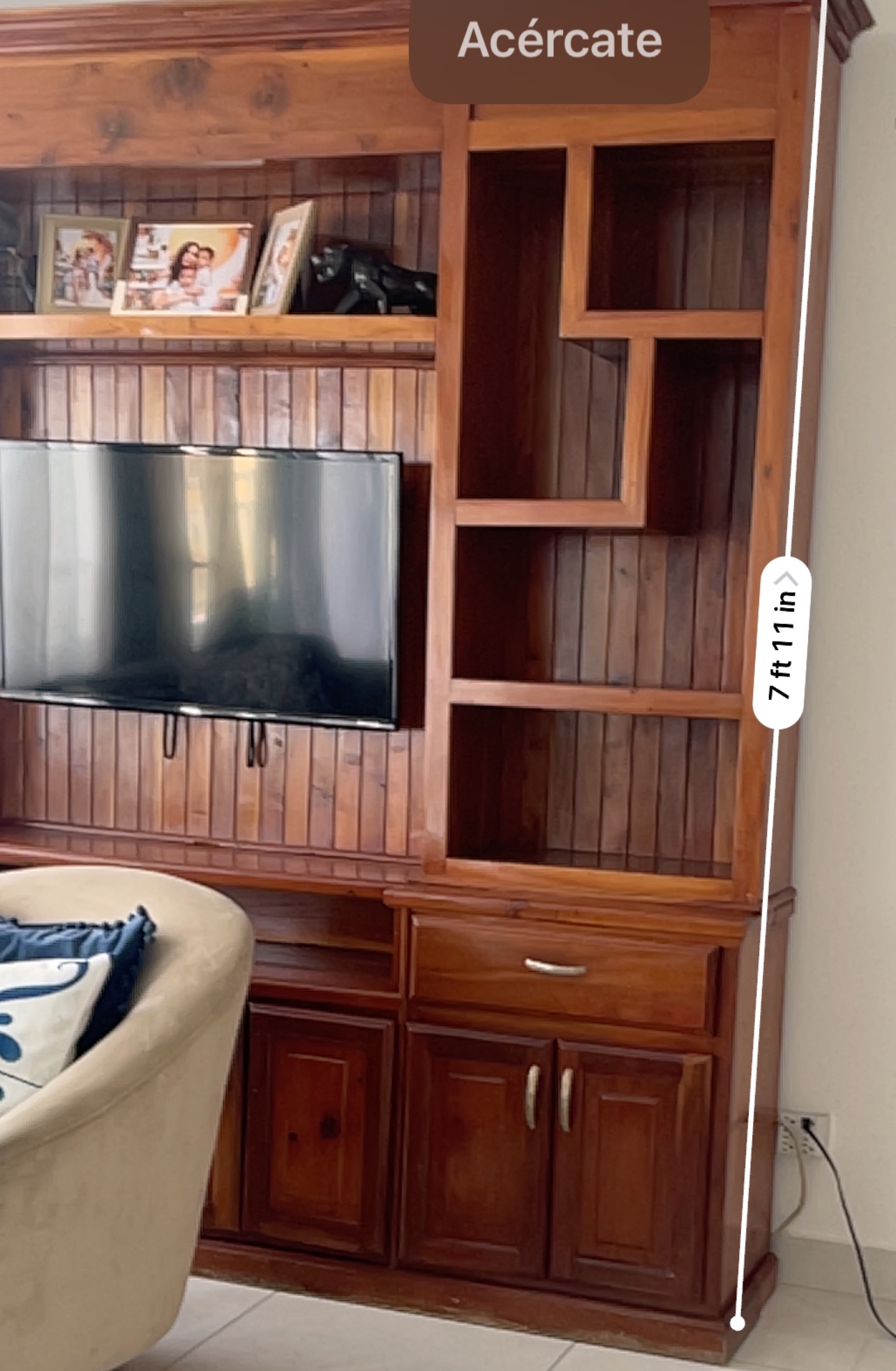 decoración y accesorios - Estante en caoba  2