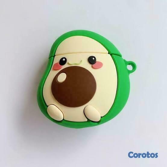 accesorios para electronica - COVER AIRPODS DISEÑO AGUACATE