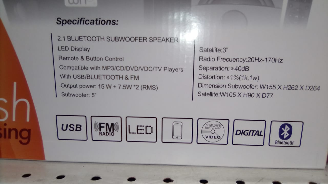 camaras y audio - Bocinas Bluetooth Con Radio Stereo 8