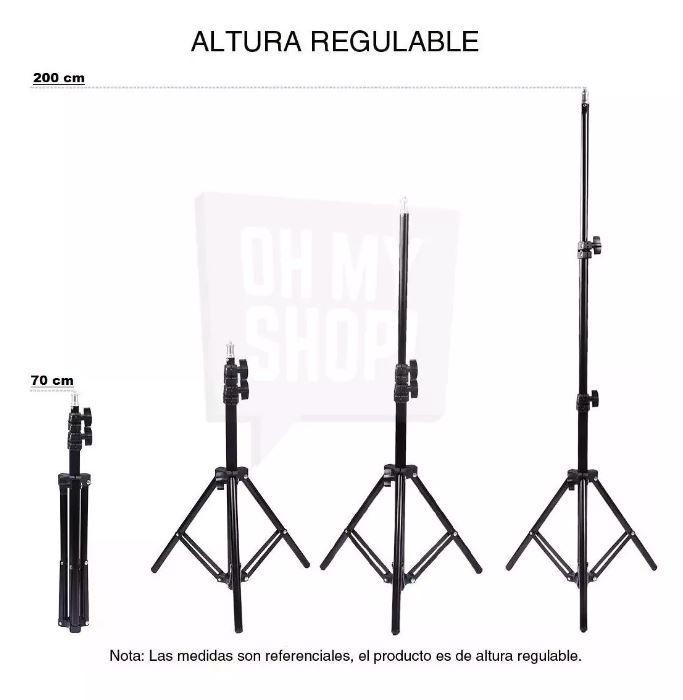 accesorios para electronica - Trípode Alto 200cm / 75 Pulgadas Soporte De Fondo Pie Foto Fotografo 1