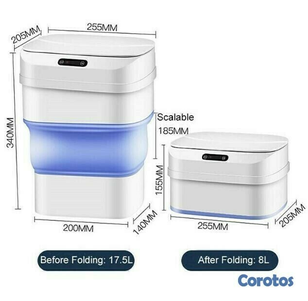 electrodomesticos - Zafacón inteligente con sensor de movimiento. 2