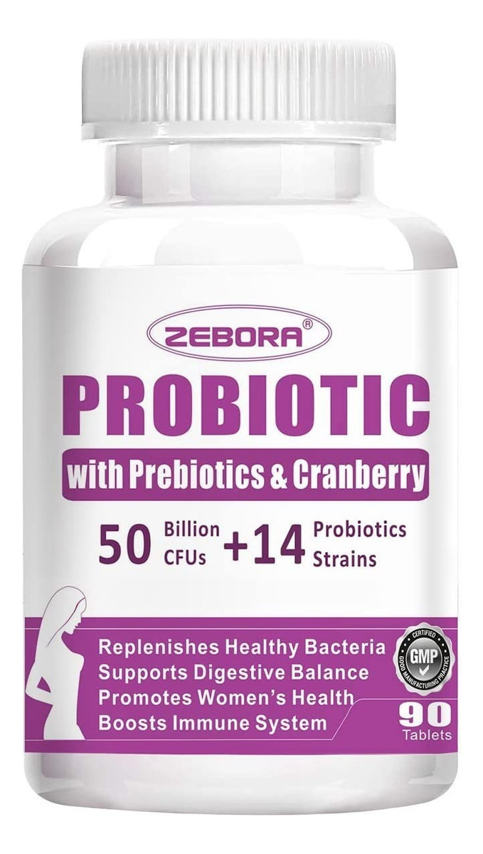 Salud y Equipamiento Médico - Probiotico 90 Tab Zebora