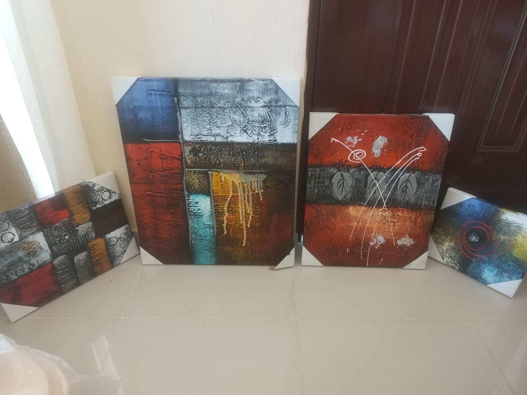 arte y antigüedades - Cuadros set 4 0