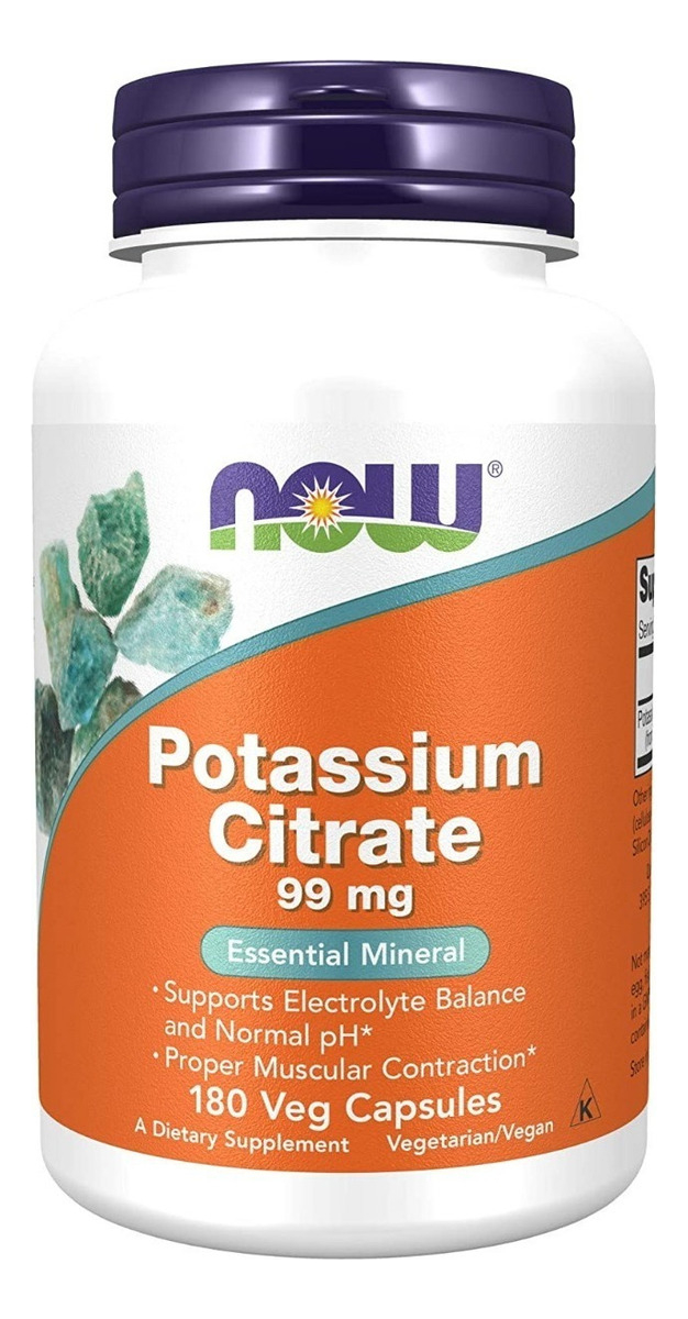 Salud y Equipamiento Médico - Citrato Potasio 180 Cap Now 0