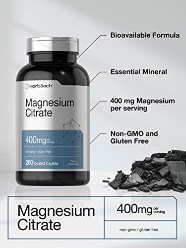 Salud y Equipamiento Médico - Citrato De Magnesio 400 Mg 200 Cap Horbaach 1
