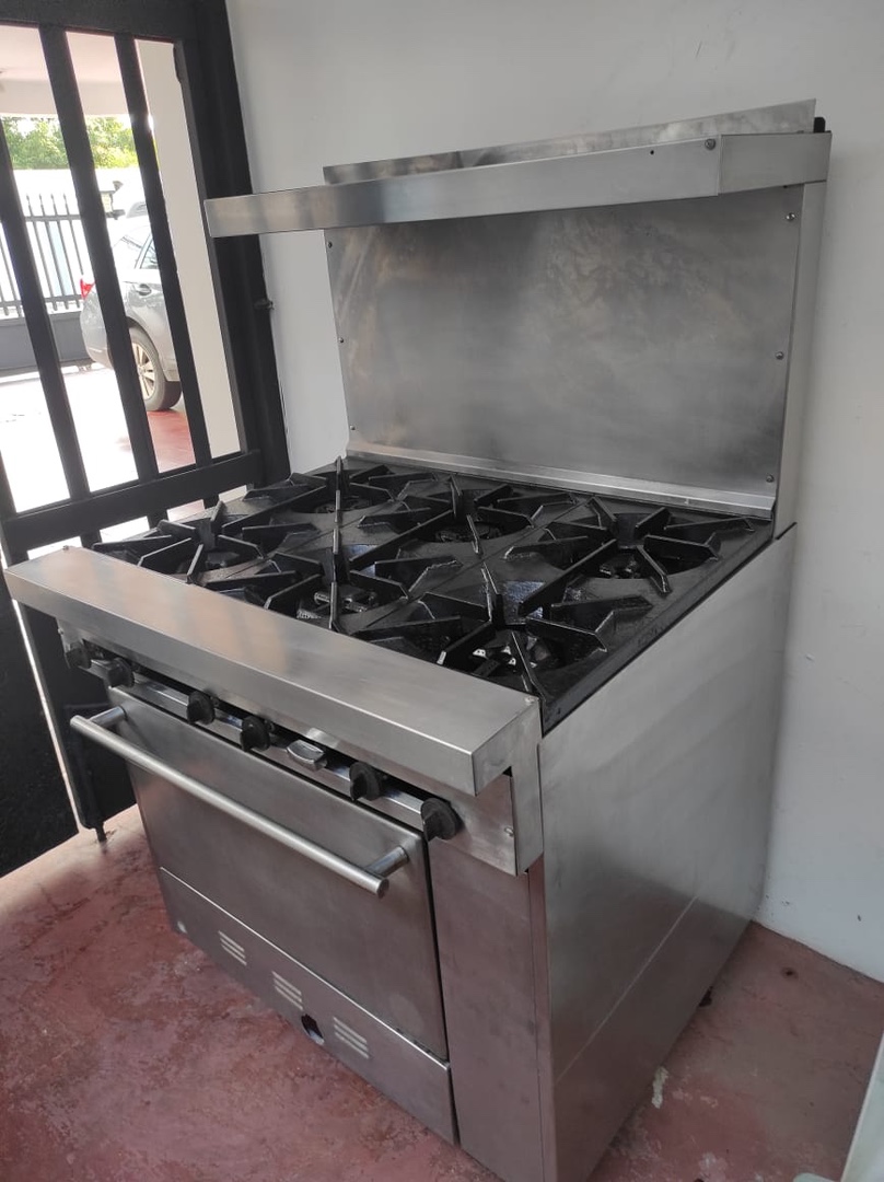 equipos profesionales - Estufa industrial de 6 hornillas 0