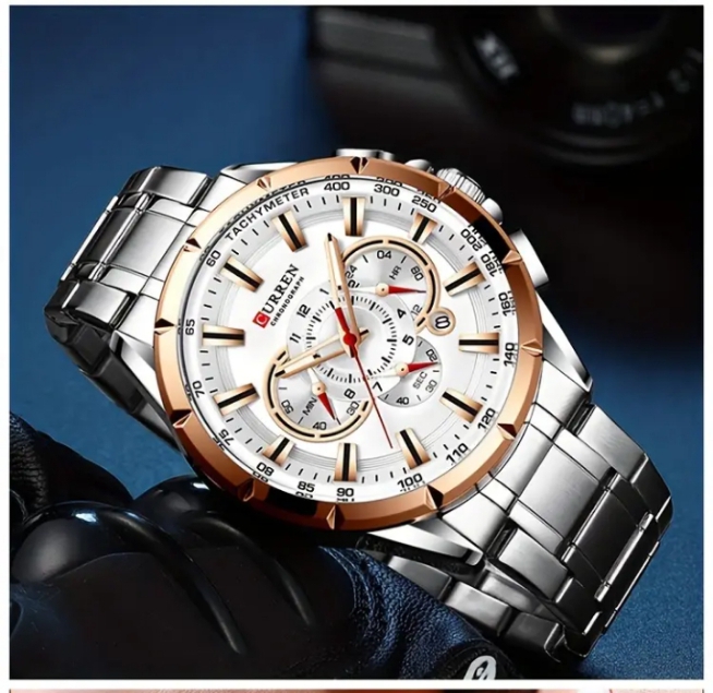 joyas, relojes y accesorios - Elegantes relojes CURREN, Nuevos 8