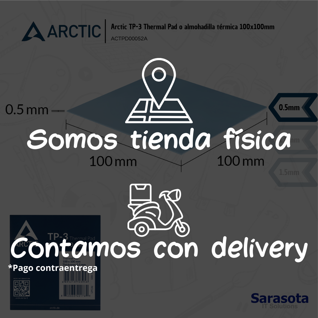 accesorios para electronica - Arctic Thermal Pad TP-3 Almohadilla térmica 0.5mm  2