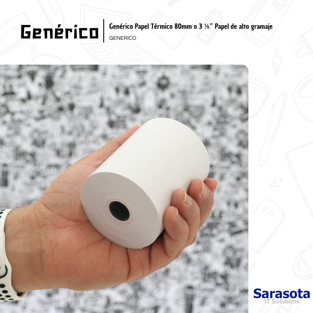 accesorios para electronica - Papel térmico para impresoras o puntos de venta 1